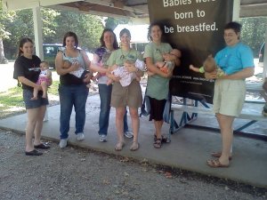 At our 2011 Big Latch On event.