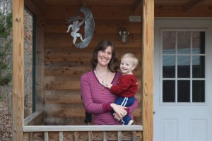 On the porch of the former clubhouse turned tiny temple/workspace for me to work in solitude.